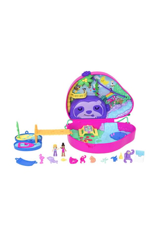 Estuche con sorpresas Perezoso Polly Pocket - Desde 4 años