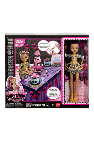 Kit de tarta de cumpleaños Clawdeen Wolf Monster High - Desde 48 meses