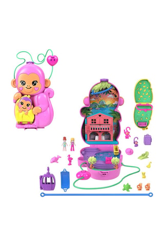 Estuche con sorpresas Mono Polly Pocket - Desde 4 años
