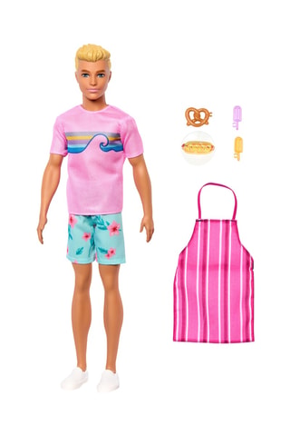 Muñeco Ken Mysteries Beach Detectives Barbie - 6 accesorios - Desde 3 años - Modelo aleatorio