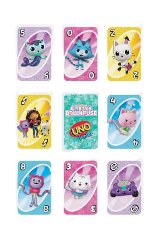 UNO júnior DreamWorks La casa de muñecas de Gabby - Desde 3 años - Modelo aleatorio