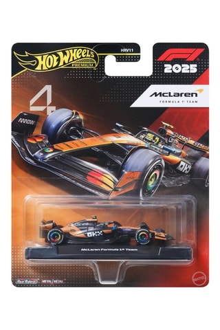 Coche de Fórmula 1 Premium McLaren Hot Wheels - Desde 36 meses - Modelo aleatorio