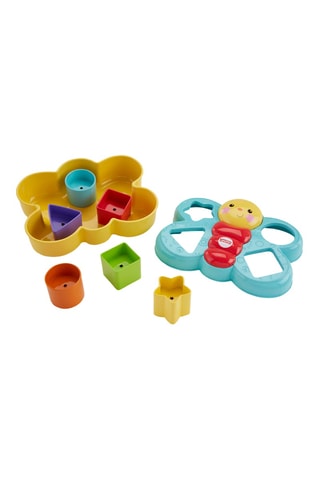 Clasificador de formas Butterfly Fisher Price - 6 piezas - Desde 6 meses