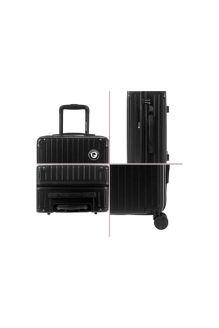 Set 3 Trolleys Shaula - Zwart - 55/66/76 cm
