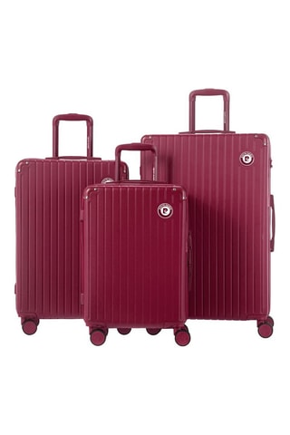 Set van 3 Trolleys Shaula - Bordeauxrood - 55/66/76 cm