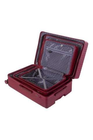 Set van 3 Trolleys Shaula - Bordeauxrood - 55/66/76 cm