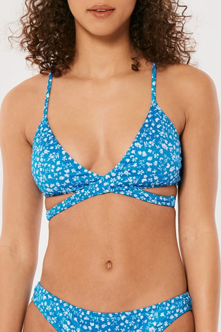 Haut de maillot coques - Bleu électrique