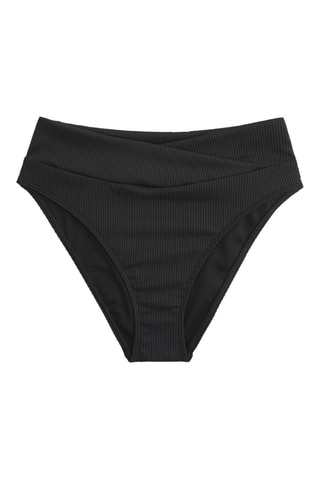 Bas de maillot taille haute - Noir