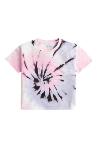 T-shirt classique tie and dye - Violet