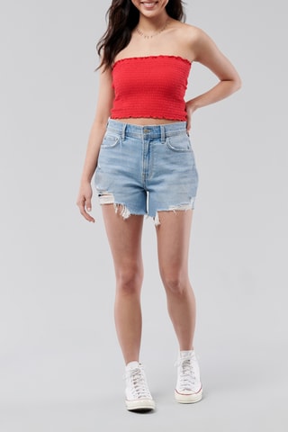 Top bustier - Rouge