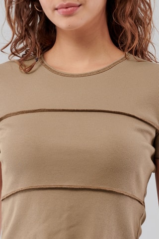 T-shirt - Marron clair