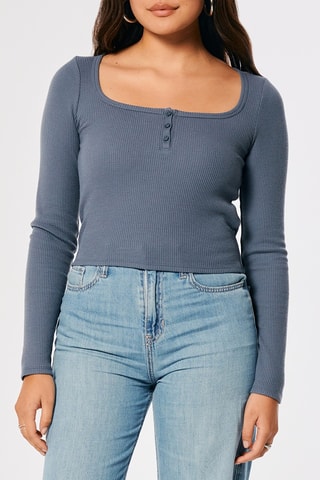 Top - Bleu marine