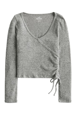 Crop top - Gris chiné