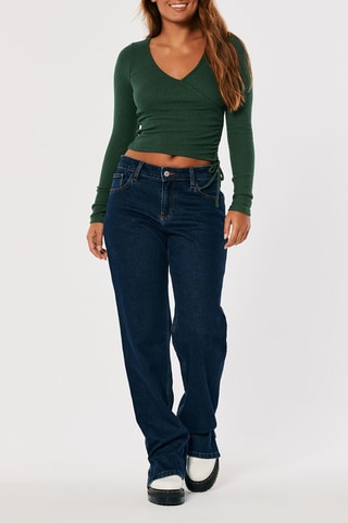 Crop top - Vert foncé