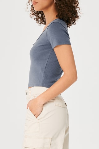 Crop top - Bleu marine
