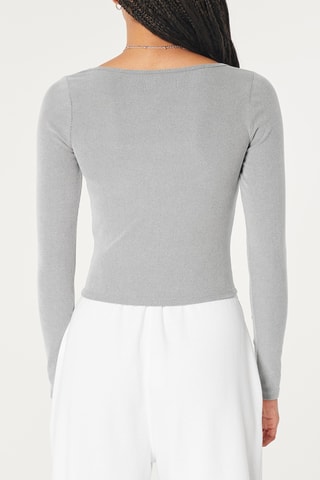 Top - Gris clair