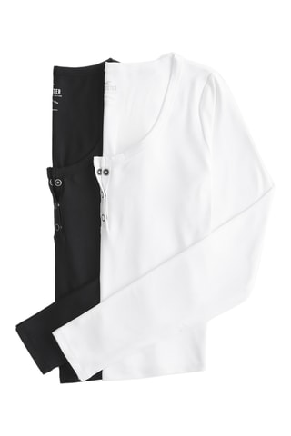 2 t-shirts - Noir et blanc