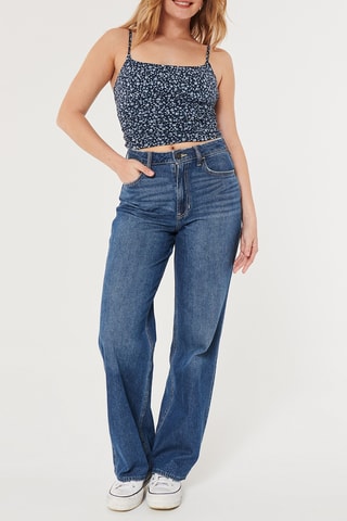 Crop top - Bleu marine