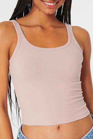Crop top - Rose poudré