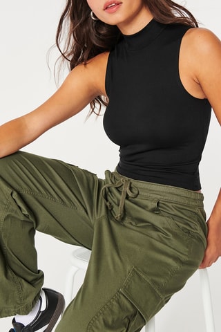 Crop top - Noir