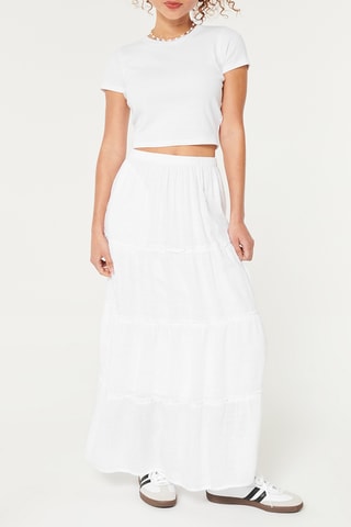 T-shirt cropped - Blanc