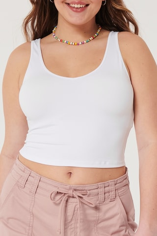 Crop top - Blanc