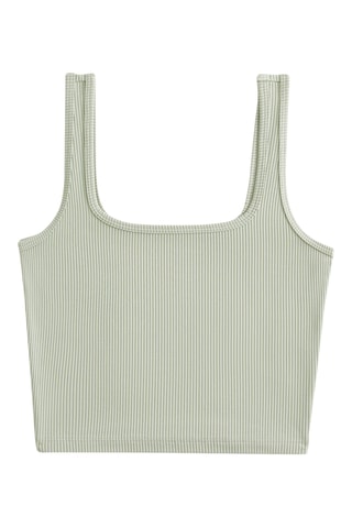 Crop top - Vert clair