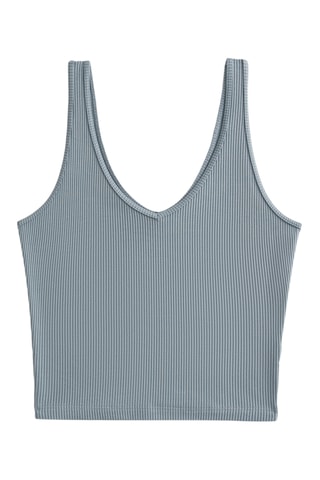 Crop top - Bleu gris