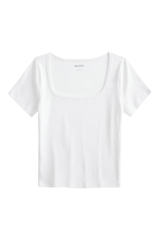 T-shirt cropped - Blanc