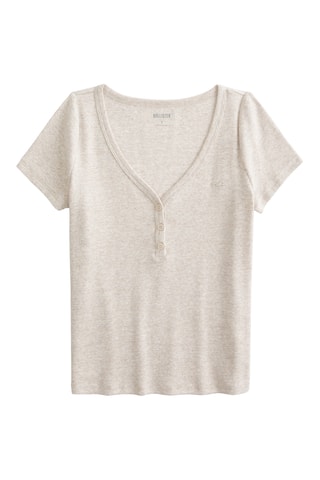 Top - Gris clair chiné