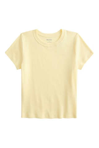 T-shirt cropped - Amarelo