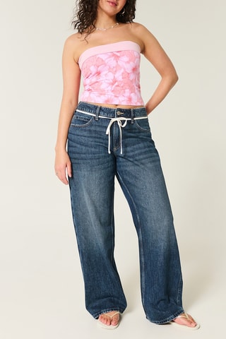 Top bustier réversible - Rose