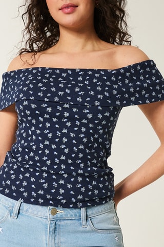 Top - Bleu marine