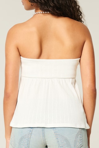 Top bustier - Blanc