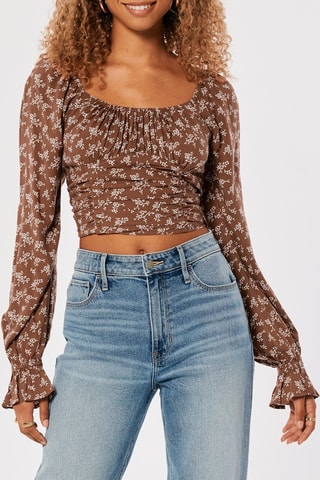 Crop top - Marron