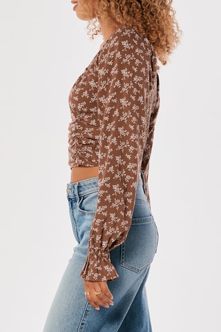 Crop top - Marron