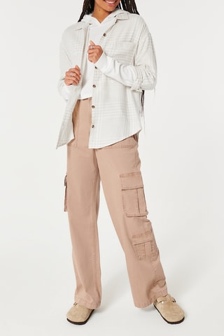 Chemisier oversize - Beige