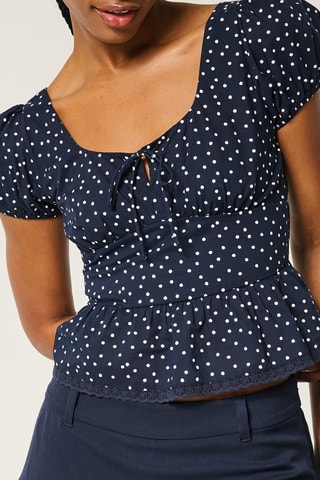 Top - Bleu marine