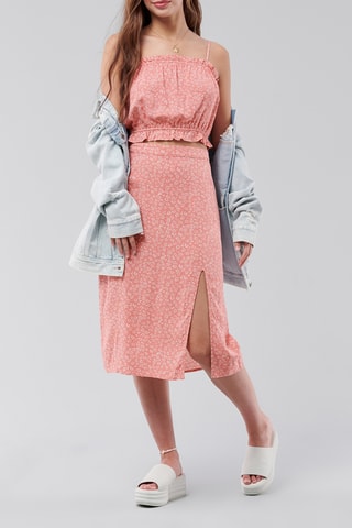 Jupe midi - Rose