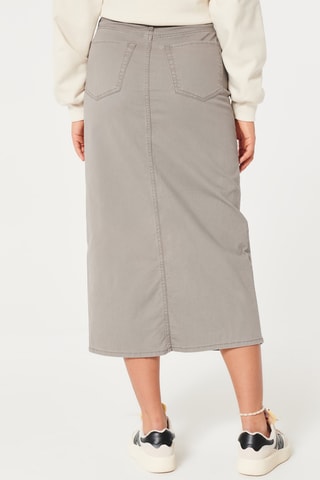 Jupe midi - Marron clair