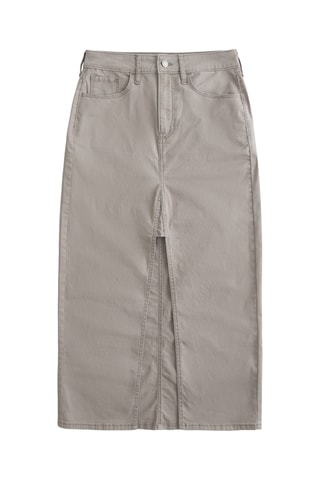 Jupe midi - Marron clair