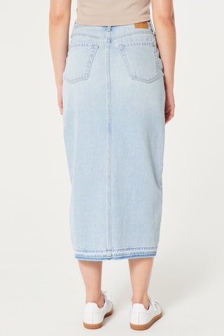 Jupe midi en jean - Bleu clair