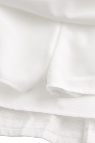 Minijupe en lin - Blanc