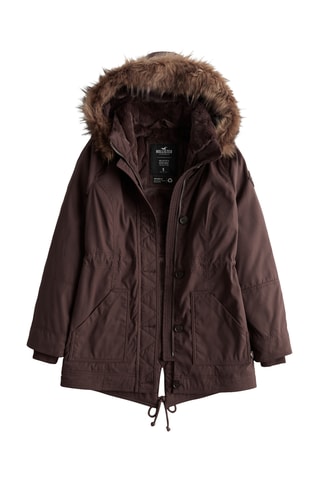 Parka à capuche - Marron