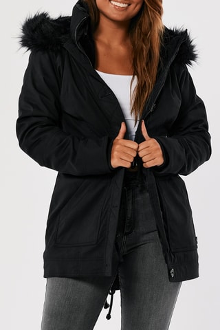 Parka à capuche - Noir
