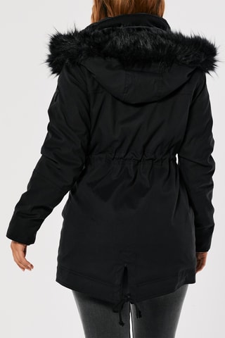Parka à capuche - Noir