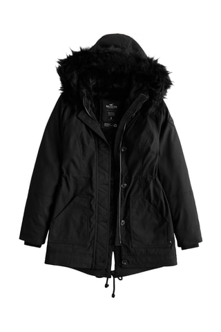 Parka à capuche - Noir