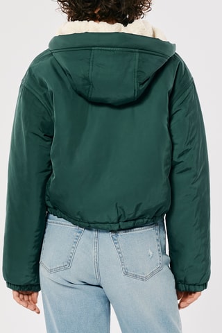 Veste à capuche - Vert foncé