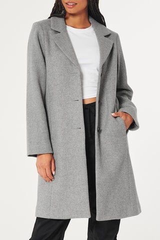 Manteau en laine - Gris