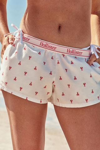 Short de pyjama - Blanc